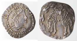 Zecche Italiane. Napoli. Filippo III. 1598-1621. Mezzo Carlino. Ag. P.R. Inedito. Peso gr. 0,60. Diametro mm. 14,50. SPL. Patina. Inedito. (D. 3219)