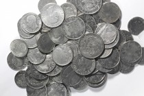 Casa Savoia. Vittorio Emanuele III. 1900-1943. Lotto di 85 monete. 5 monete da 2 Lire Impero, 27 monete da 1 Lira Impero, 20 monete da 50 Centesimi Im...