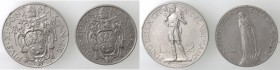 Vaticano. Roma. Pio XI. 1929-1938. Lotto 1 Lira e 2 Lire 1930. Ni. Mediamente BB+.