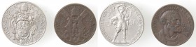 Vaticano. Roma. Pio XI. 1929-1938. Lotto 10 Centesimi 1937 e 50 Centesimi 1934. Ae-Ni. BB.
