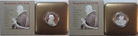 Vaticano. Roma. Benedetto XVI. 2005-2013. Joseph Aloisius Ratzinger. 10 Euro 2011 commemorativi de 60° Anniversario Ordinazione Sacerdotale di Benedet...