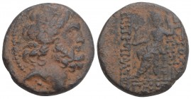 Greek Syria, Seleukis and Pieria. Antiochia ad Orontem. Pompeian era civic issue. 64/50 B.C. AE 8.9GR 22.1mm. semi-autonomous issue under Roman rule. ...