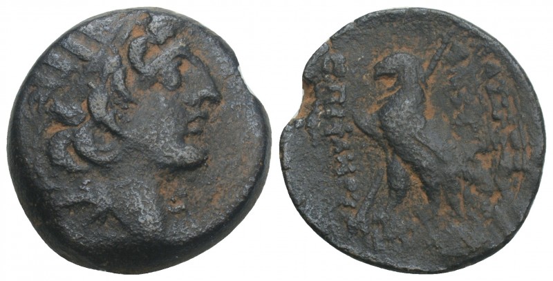 Greek
Seleukid Kingdom. Antiochos VIII Epiphanes. Sole reign, 121/0-97/6 B.C. AE...