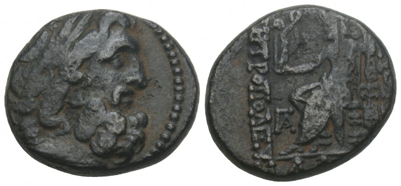 Greek Syria, Seleukis and Pieria. Antiochia ad Orontem. 92-76 B.C. AE 7.3gr 20.2...