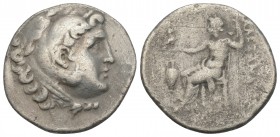 KINGS OF MACEDON. Alexander III 'the Great', 336-323 BC. Drachm 3.9gr 20mm
struck posthumously under Antigonos I Monophthalmos, Lampsakos, circa 310-3...