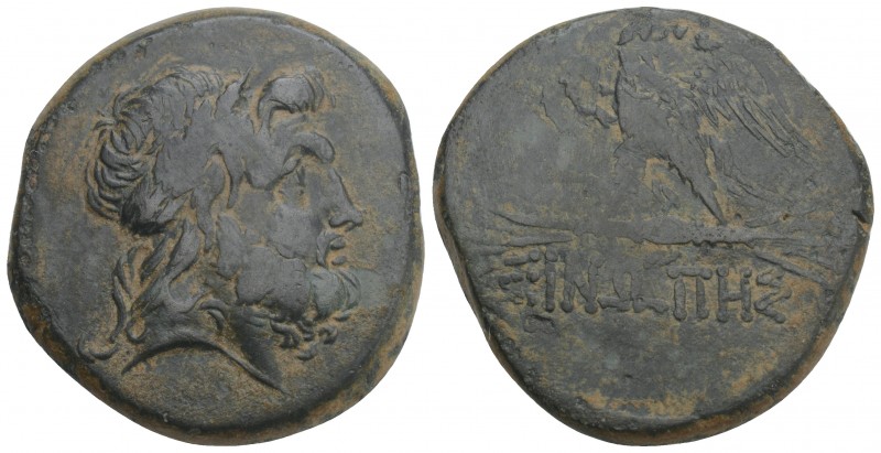 Greek Paphlagonia, Sinope. Under Mithridates VI. Ca. 120-63 B.C. AE 19.6gr 29.6m...