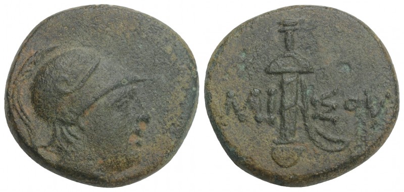 Greek Pontos, Amisos. Under Mithradates VI Eupator. Ca. 85-65 B.C. AE 6.8 gr 21m...