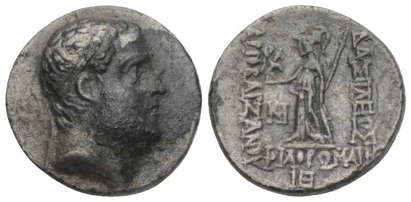 Greek
CAPPADOCIAN KINGDOM. Ariobarzanes I Philoromaeus (96-63 BC). AR drachm 3.4...