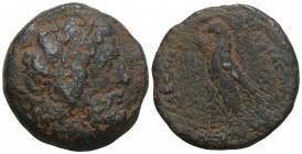GREEK
PTOLEMAIC KINGS of EGYPT. Ptolemy III Euergetes. (?)246-222 BC. Æ 17.1GR 29.1MM