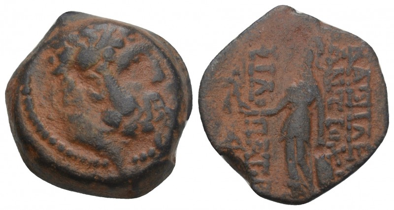 Seleukid Kingdom. Antioch. Antiochos IX Philopator 114-95 BC. Bronze Æ 5.5gr 19m...