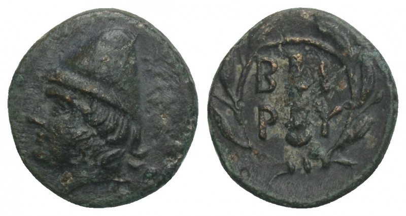 Greek
Birytis AE11, c. 350-300 BC Troas, Birytis. AE, c. 350-300 BC. 1 gr 11.9mm...