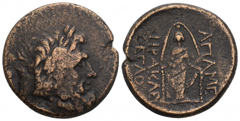 Greek
Phrygia. Apamea circa 100-50 BC. Bronze Æ 8.1gr 23.7mm
Herakle-, and Eglo-...