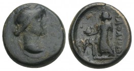 Greek 
Phrygien. Laodikea. Bronze. Ae 2.5gr 13.7mm