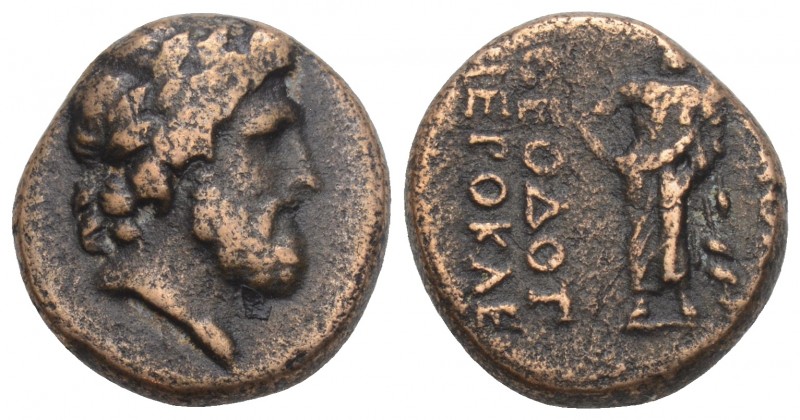 Greek 
PHRYGIA. Akmoneia. Ae (1st century BC). Theodotos and Hierokles, magistra...