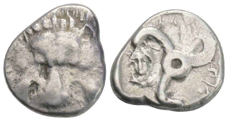 Greek 
Dynasts of Lykia, Perikles AR Third Stater. Circa 380-360 BC. 3GR 15.9MM
...