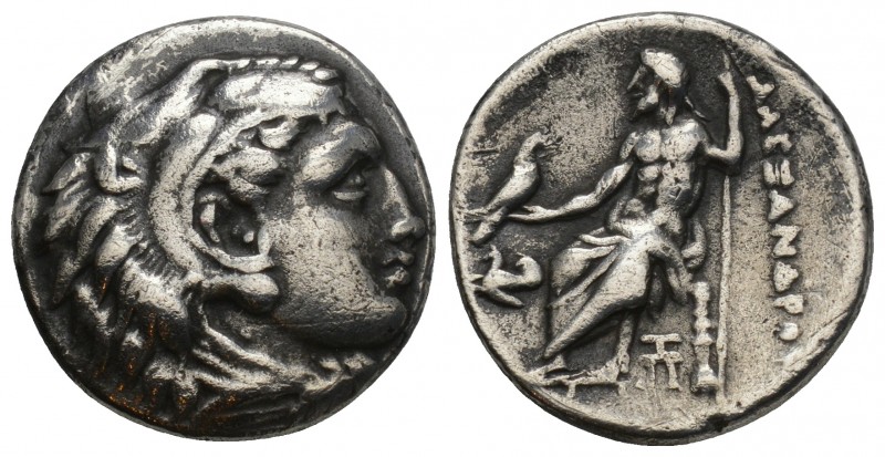 Greek
MACEDONIAN KINGDOM. Alexander III the Great (336-323 BC). AR drachm 4.1gr ...