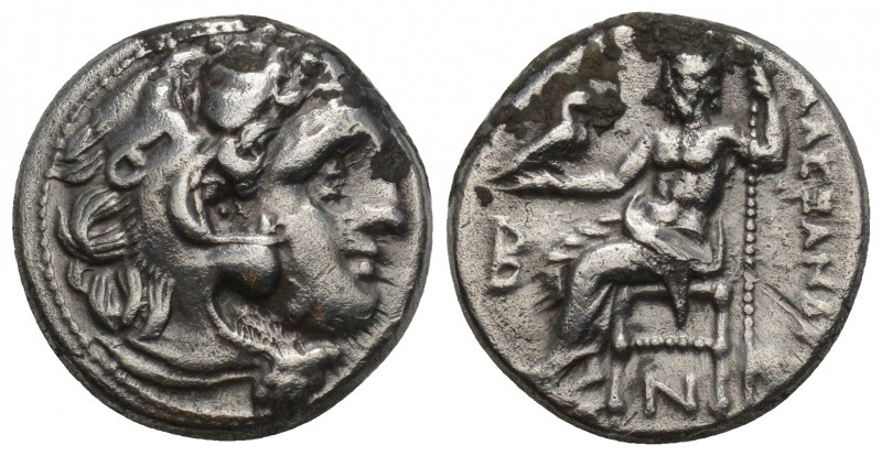 Greek
MACEDONIAN KINGDOM. Alexander III the Great (336-323 BC). AR drachm 4.2gr ...