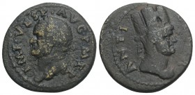 Roman Provincial Seleucis and Pieria. Antioch. Vespasian AD 69-79. Bronze Æ 4.1gr 20.8mm
IMP VESPA AVG P M T P, laureate head right / ANTIOCHIA, Turre...