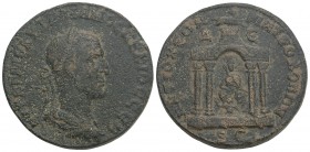 Roman ProvincialCoins 
SYRIA, Seleukis & Pieria. Antioch. Trajan Decius. 249-251 AD. Æ 17.5gr 30.2mm
 AΥT K Γ ME KΨ TΡAIANOCΔEKIOC CEB, laureate, drap...