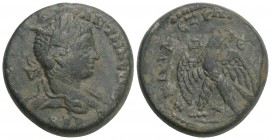 Roman Provincial
Elagabalus (218-222), Tetradrachm, Syria: Antiochia ad Orontem, AD 219, BI 14.3gr 24.8mm
AYT K M A ANTWNEINOC CEB, laureate, draped a...