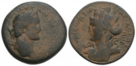 Roman Provincial
Seleucis and Pieria. Laodicea ad Mare. Antoninus Pius AD 138-161. Dated Year 188=AD 140/41
Bronze Æ 7.8gr 24.6mm

AYTO KAI TI AIΛI AΔ...