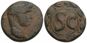 Roman Provincial
 Syria, Seleucis and Pieria. Antiochia ad Orontem. 14.3gr 25.9mm
 laureate head right / Large SC within laurel-wreath of 8 leaves.