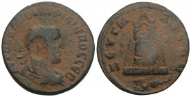 Roman Provincial
Philip II Æ30 of Zeugma, Commagene. AD 247-249. 13.4gr 28.7mm
 Laureate, draped, and cuirassed bust right; c/m: eagle standing right ...