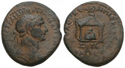 Roman Provincial 
Syria, Seleucis and Pieria. Seleuceia Pieria. Trajan. A.D. 98-117. Æ 11.4GR 26.6GR
Struck A.D. 114-117. AVTOKP KAIC NEP TPAIANOC API...