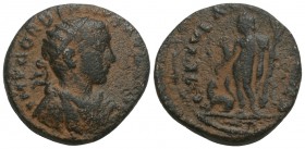 Roman Provincial
PHOENICIA, Berytus. Gordian III. 238-244 AD. Æ 8.2gr 25.5mm
Radiate, draped and cuirassed bust right / Dionysos standing left, holdin...