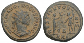 Roman Imperial Probus BI Antoninianus. Siscia, AD 276-282. 4.5gr 22.1mm
IMP C M AVR PROBVS P F AVG, radiate and cuirassed bust to right / RESTITVT ORB...