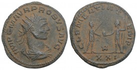 Roman Imperial Probus BI Antoninianus. Antioch, AD 276-282. 3.8GR 22.5MM
IMP C M AVR PROBVS P F AVG, radiate, draped and cuirassed bust right / CLEMEN...