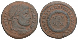 Roman Imperial Coins 
CONSTANTINE I THE GREAT (307/310-337). Follis. Rome. 2.9GR 19.6MM
Obv: CONSTANTINVS AVG. Laureate head right. Rev: DN CONSTANTIN...