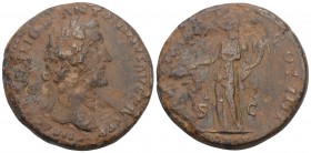 Roman Imperial Antoninus Pius AD 138-161. Rome Sestertius Æ 27.7gr 32.6mm