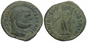 Roman Imperial Maximianus I. Herculius (285-310 AD). Follis. 304-305 AD Antioch. 9.4gr 27.2mm
 IMP C M A MAXIMIANVS P F AVG. Head with laurel wreath o...