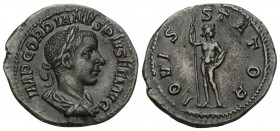 Roman Imperial
Gordian III, 238 - 244 AD Silver Antoninianus, Rome Mint, 3.3gr 21.2mm
 Obverse: IMP GORDIANVS PIVS FEL AVG, Radiate, draped and cuiras...