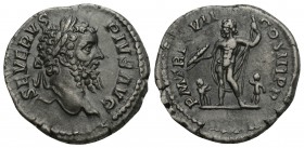 Roman Imperial 
SEPTIMIUS SEVERUS. 193-211 AD. AR Denarius 3.4GR 19MM
 Obv: SEVERVS PIVS AVG, laureate head right. Rev: PM TRP XVII COS III PP, Jupite...