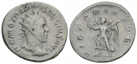 Roman Imperial 
Traianus Decius (249-251 AD). AR Antoninianus, Roma (Rome). 3.7gr 22.3mm
Obv. IMP C M Q TRAIANVS DECIVS AVG, radiate and cuirassed bus...