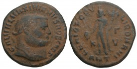 Roman Imperial
Galerius. As Caesar, A.D. 293-305. Antioch mint, struck A.D. 300-301. AE follis 7.4GR 26.2mm
GAL VAL MAXIMIANVS NOB CAES, laureate head...