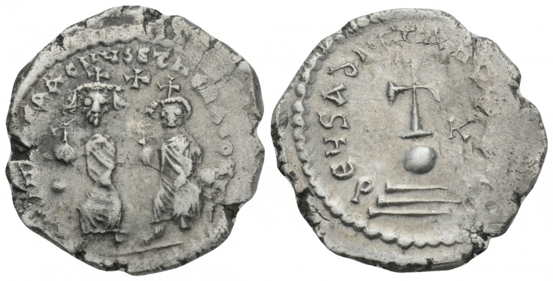 Byzantine Coins 
Heraclius and Heraclius Constantine. Hexagram or double miliare...
