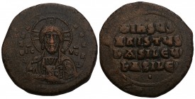 Byzantine
Basil II & Constantine VIII. ca. 1020-1028, anonymous issue. AE follis . anonymous class A3 .18gr 33.4mm
 Constantinople mint, ca. 1020-1030...