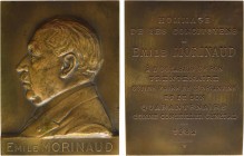 Algérie, Constantine, Émile Morinaud, maire, par J. Ebstein, 1932
A/EMILE MORINAUD
Buste à gauche d'Émile Morinaud ; signature J. EBSTEIN
Inscripti...