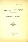 Witte, A. de. GODEFROID DEVREESE, STATUAIRE-MÉDAILLEUR: BIOGRAPHIE ET CATALOGUE DE SES MÉDAILLES. Paris: Ernest Leroux, 1912. 4to, printed card covers...