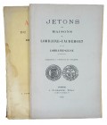 Florange, J. ARMORIAL DU JETONOPHILE. GUIDE DE L’AMATEUR DES JETONS ARMORIÉS. Paris, 1921. Third edition. 8vo, original printed paper covers. (4), iv,...