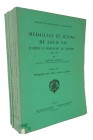 Jacquiot, Josèphe. MEDAILLES ET JETONS DE LOUIS XIV D’APRÈS LE MANUSCRIT DE LONDRES. Paris: Imprimerie Nationale, 1968. Four volumes, complete. 4to, o...