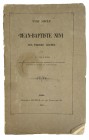 Villers, Alfred. JEAN-BAPTISTE NINI: SES TERRES CUITES. Blois: Imprimerie Lecesne, 1862. 8vo [22.5 by 14 cm], original printed brown paper covers. 63,...