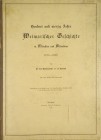 Bojanowski, P. von, and C. Ruland. HUNDERT UND VIERZIG JAHRE WEIMARISCHER GESCHICHTE IN MEDAILLEN UND MEDAILLONS, 1756–1896. Weimar: Hermann Böhlaus N...