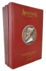 Arsantiqua London. THE SERENISSIMA COLLECTION: HISTORY OF VENICE THROUGH MEDALS. London, 2002–2003. Three volumes, complete. 4to, original matching re...