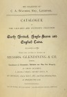 Glendining & Co. THE COLLECTION OF C.A. WATTERS, ESQ., LIVERPOOL. CATALOGUE OF THE VALUABLE AND EXTENSIVE COLLECTION OF EARLY BRITISH, ANGLO-SAXON AND...