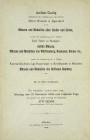 Helbing, Otto. AUCTIONS-CATALOG ENTHALTEND DIE SAMMLUNGEN DES HERRN ALBERT WEINREB ... KARL FABER ... KONRAD KIRCHNER... München, 12. Dezember 1904 un...