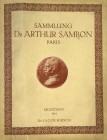 Hirsch, Jacob. SAMMLUNG DR. ARTHUR SAMBON, PARIS. MEDAILLEN UND PLAKETTEN DER RENAISSANCE. München: No. XXXV., 9. Mai 1914. 4to, original printed card...